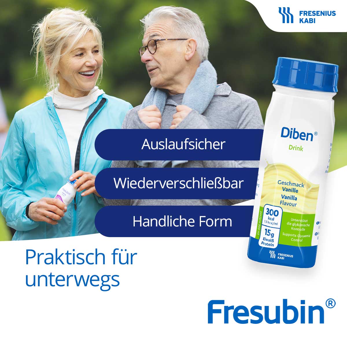 DIBEN DRINK Mischkarton 1.5 kcal/ml Trinkflasche Trinknahrung