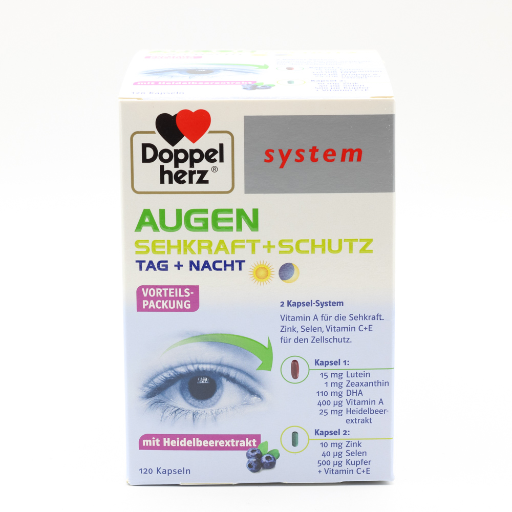 DOPPELHERZ Augen Sehkraft+Schutz system Kapseln