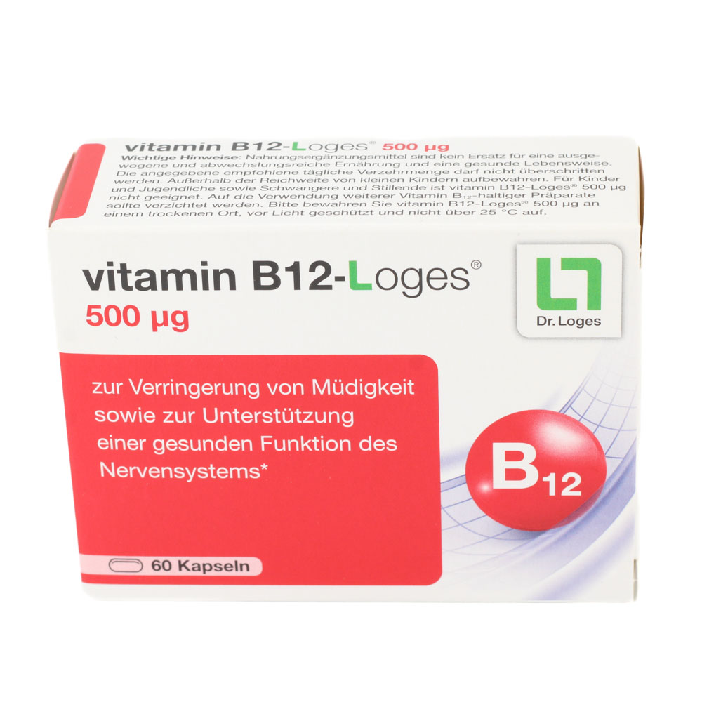 VITAMIN B12-LOGES 500 μg Kapseln