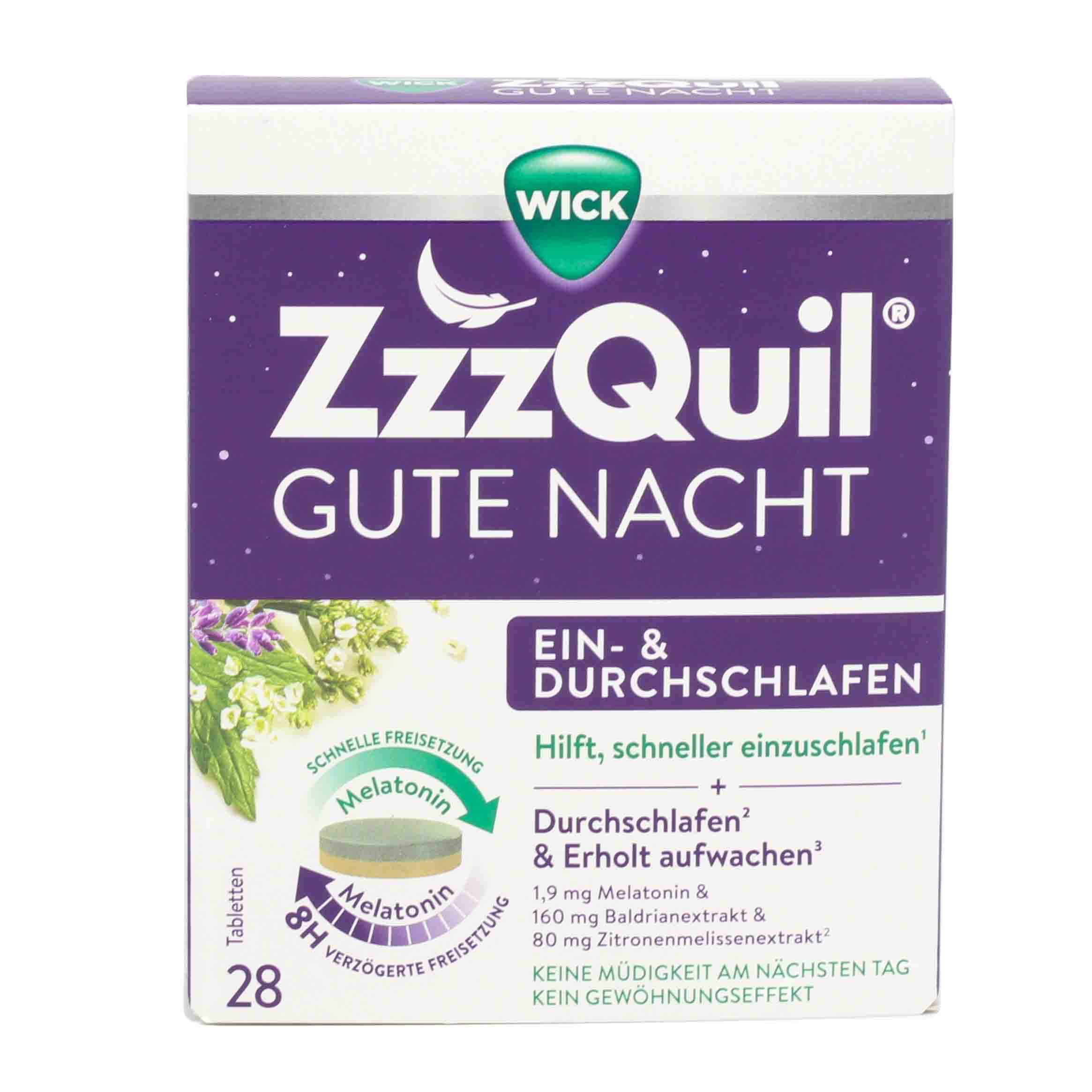 WICK ZzzQuil Gute Nacht Ein- und Durchschlafen TAB