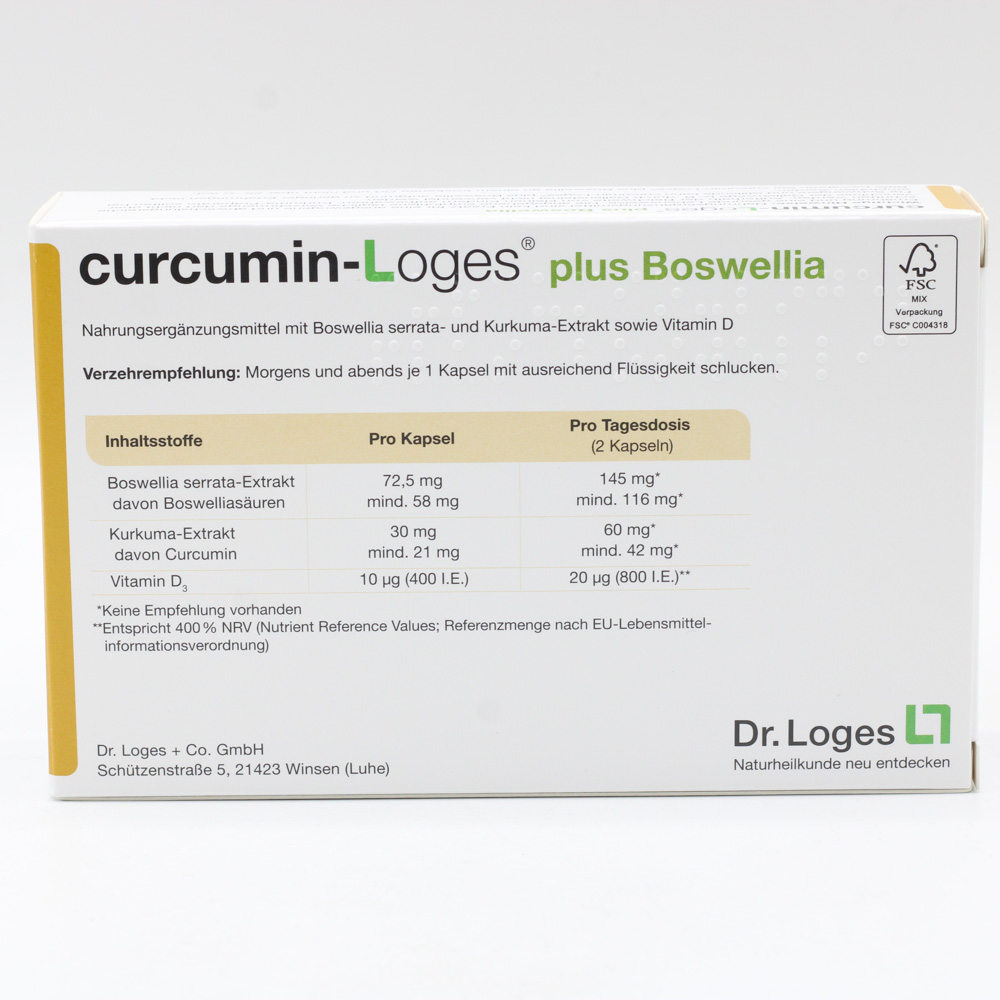 CURCUMIN-LOGES plus Boswellia Kapseln