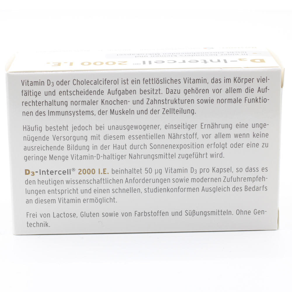 D3-INTERCELL 2.000 I.E. Kapseln