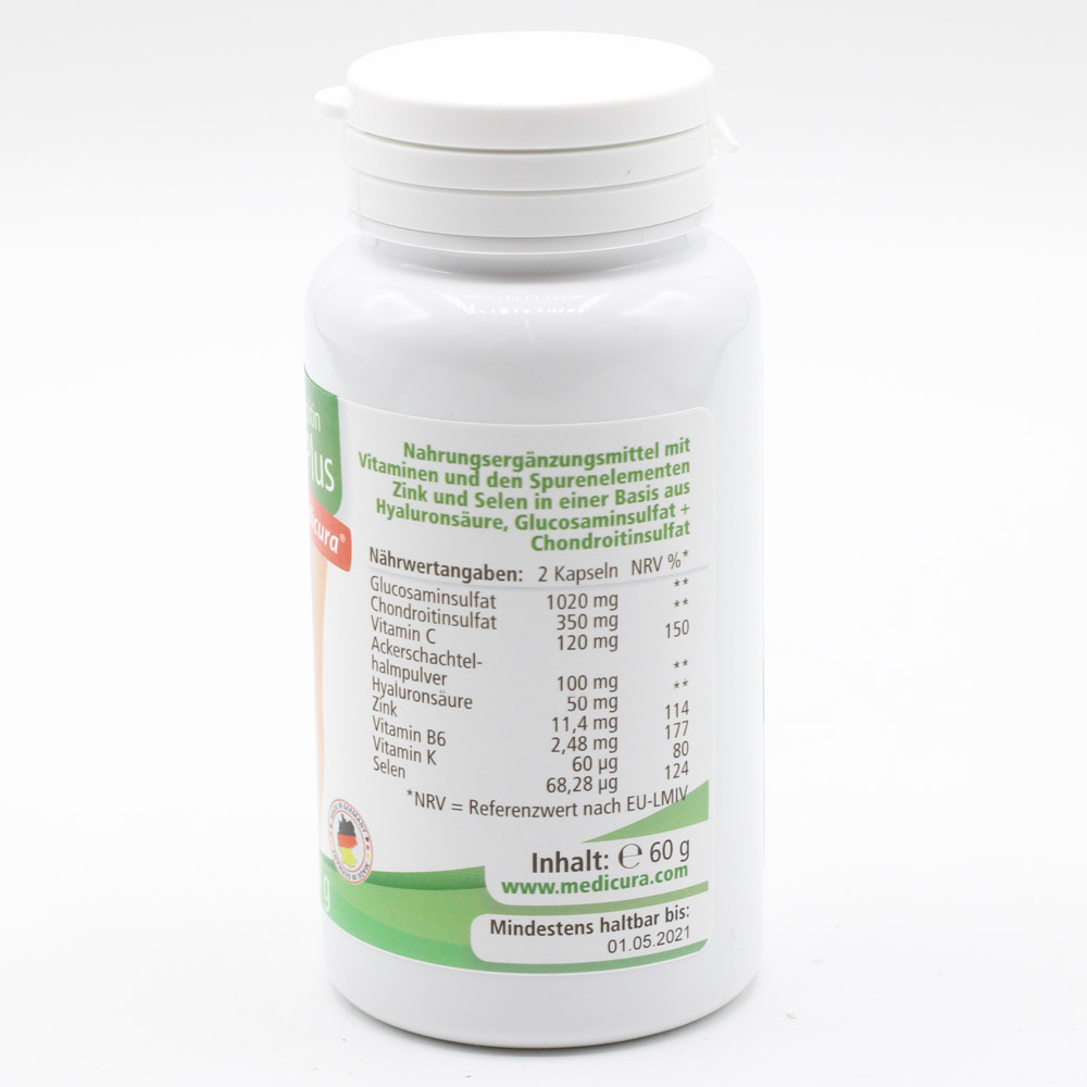 GLUCOSAMIN CHONDROITIN Hyaluronsäure Plus Kapseln