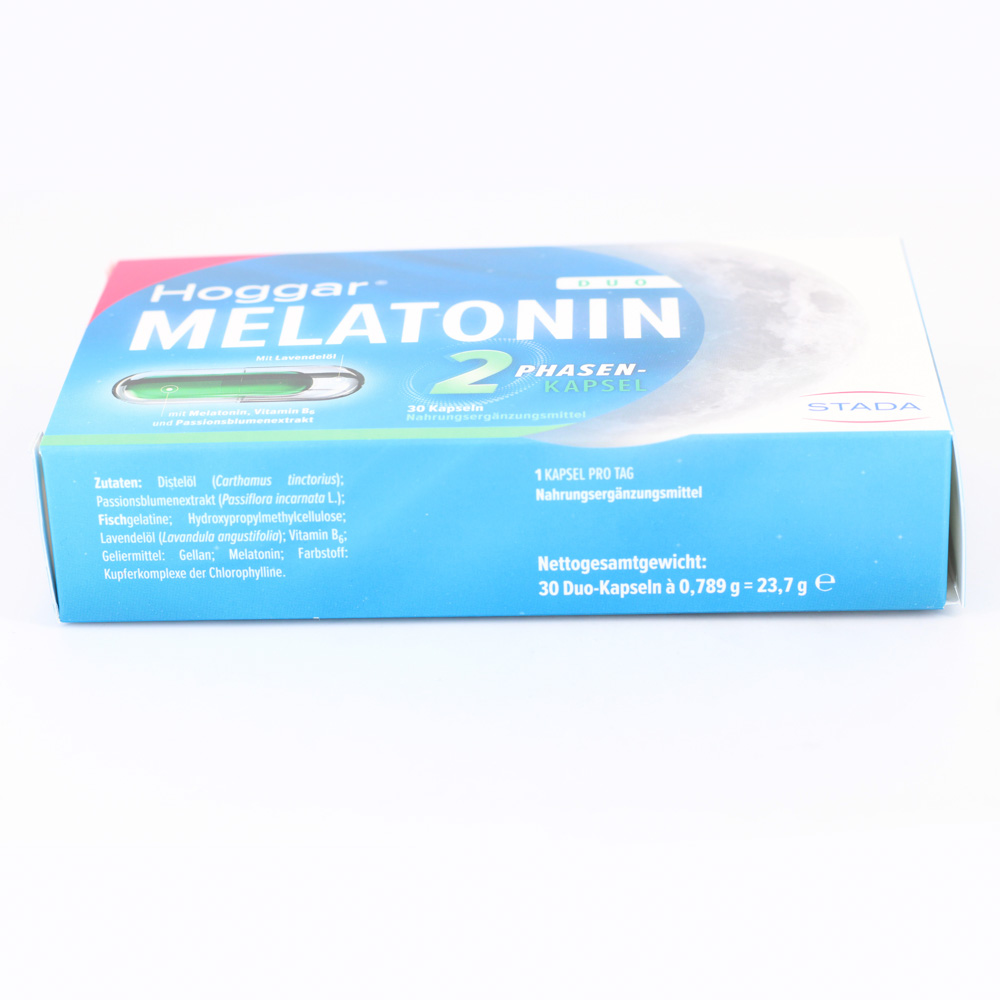 HOGGAR Melatonin DUO Einschlaf-Kapseln