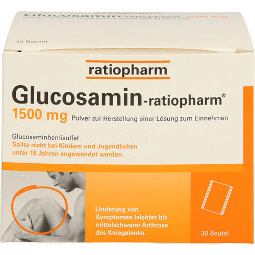 GLUCOSAMIN-RATIOPHARM 1500 mg Plv.z.H.e.L.z.Einn.