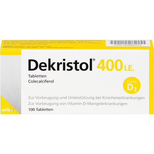 DEKRISTOL 400 I.E. Tabletten