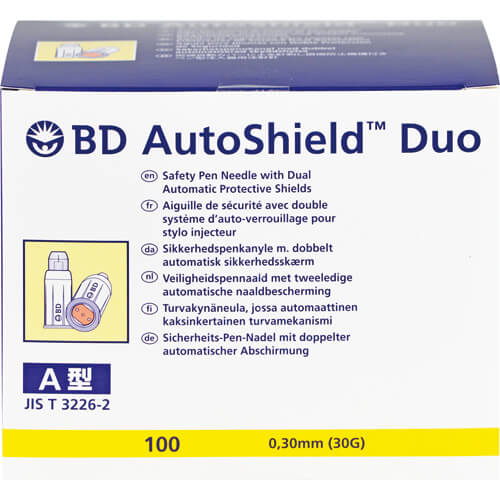 BD AUTOSHIELD Duo Sicherheits-Pen-Nadeln 8 mm