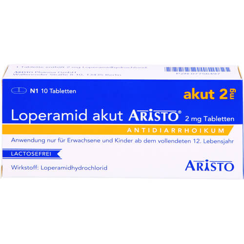 LOPERAMID akut Aristo 2 mg Tabletten