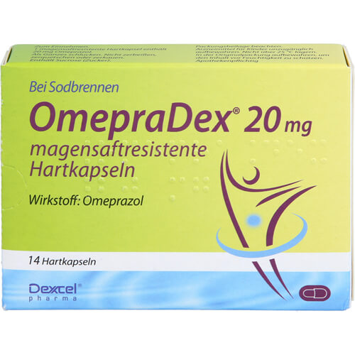 OMEPRADEX 20 mg magensaftresistente Hartkapseln