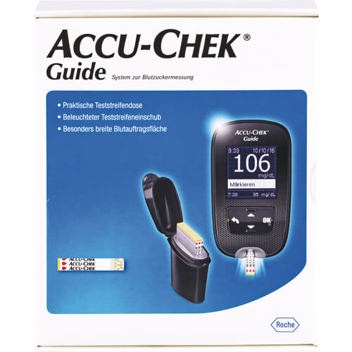 ACCU-CHEK Guide Blutzuckermessgerät Set mg/dl