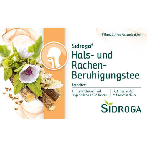 SIDROGA Hals- und Rachen-Beruhigungstee Filterbtl.