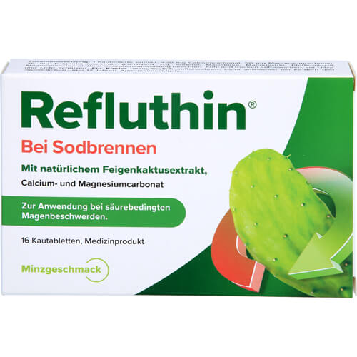 REFLUTHIN bei Sodbrennen Kautabletten Minze
