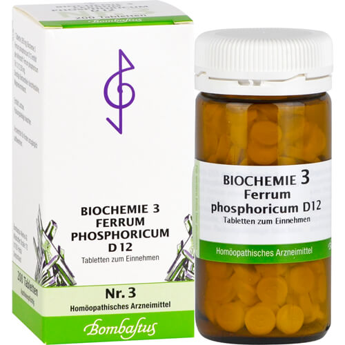 BIOCHEMIE 3 Ferrum phosphoricum D 12 Tabletten