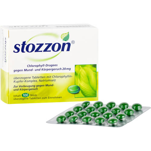 STOZZON Chlorophyll überzogene Tabletten