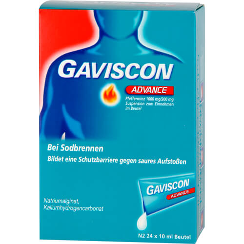 GAVISCON Advance Pfefferminz 1000mg/200mg SUS Btl.