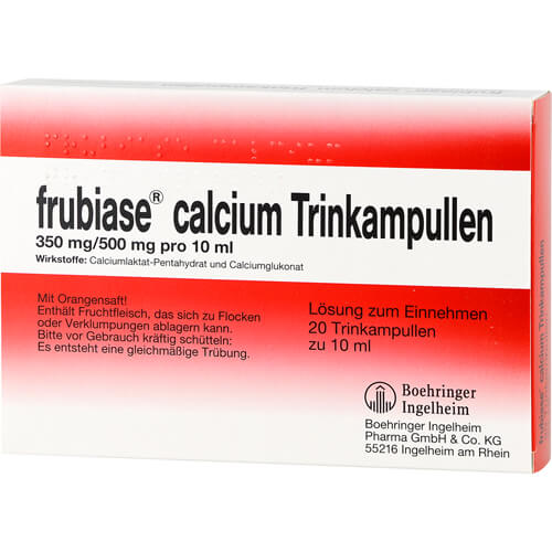 FRUBIASE CALCIUM T Trinkampullen