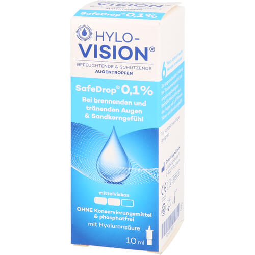 HYLO-VISION SafeDrop 0,1% Augentropfen