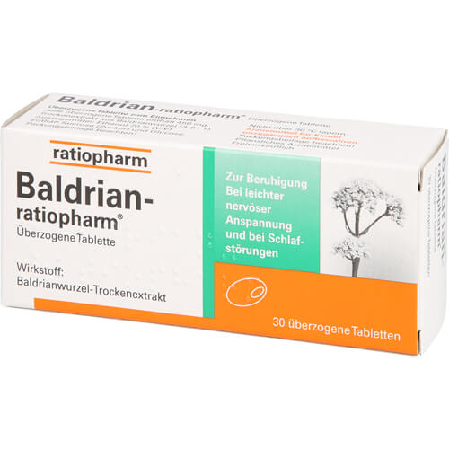 BALDRIAN-RATIOPHARM überzogene Tabletten