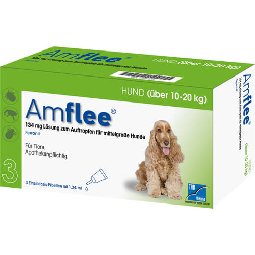 AMFLEE 134 mg Spot-on Lsg.f.mittelgr.Hunde 10-20kg