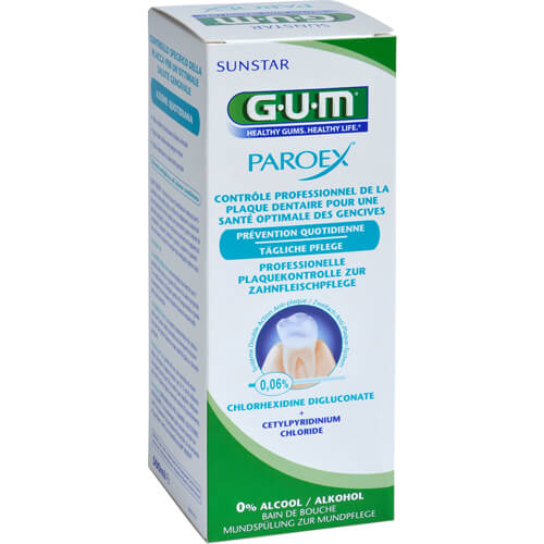 GUM PAROEX 0,06% CHX Mundspülung