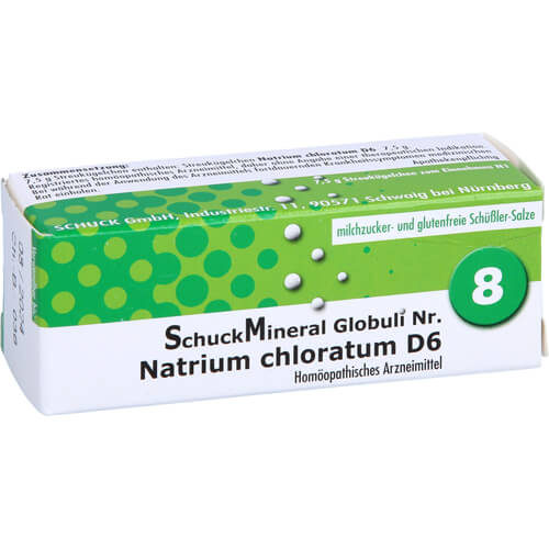 SCHUCKMINERAL Globuli 8 Natrium chloratum D6