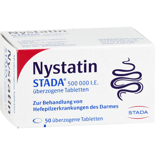 NYSTATIN STADA 500.000 I.E. überzogene Tab.