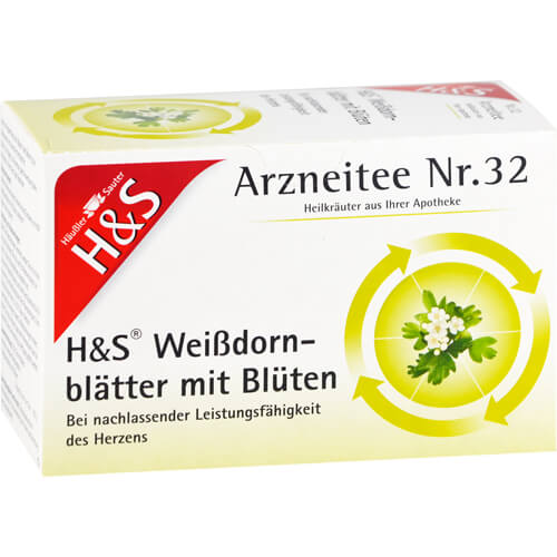 H&S Weißdornblätter mit Blüten Filterbeutel
