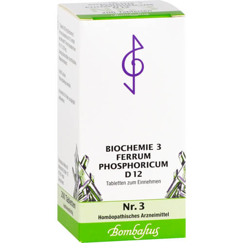 BIOCHEMIE 3 Ferrum phosphoricum D 12 Tabletten