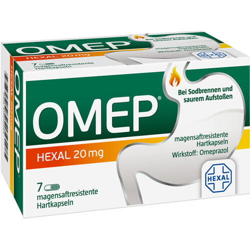 OMEP HEXAL 20 mg magensaftresistente Hartkapseln