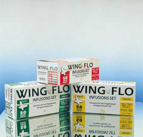 INFUSIONSBESTECK Wingflo 19 G steril