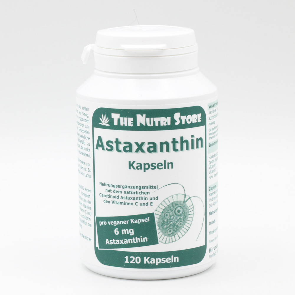 ASTAXANTHIN 6 mg vegetarische Kapseln