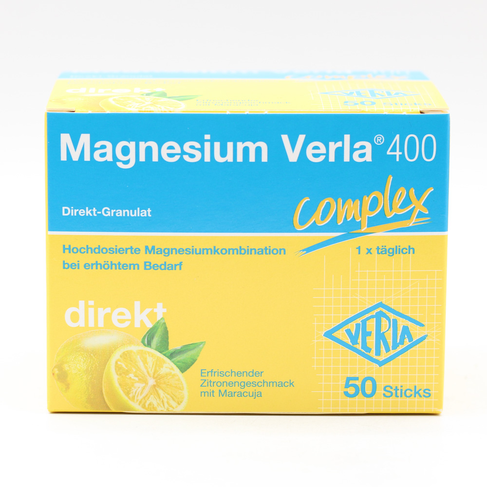 MAGNESIUM VERLA 400 Zitrone Direkt-Granulat