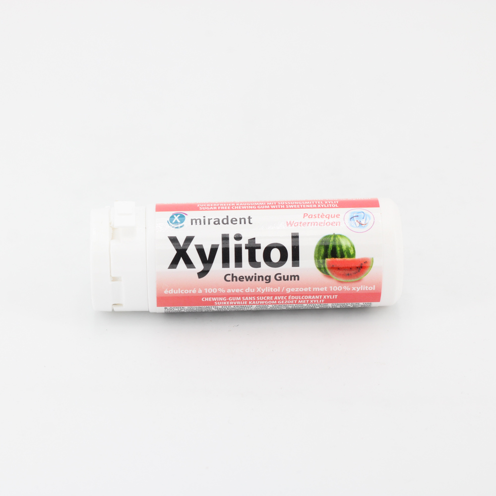 MIRADENT Xylitol Chewing Gum Wassermelone