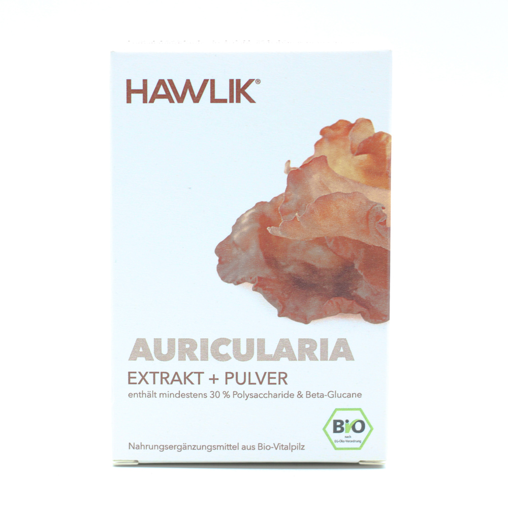 BIO AURICULARIA Extrakt+Pulver Kapseln