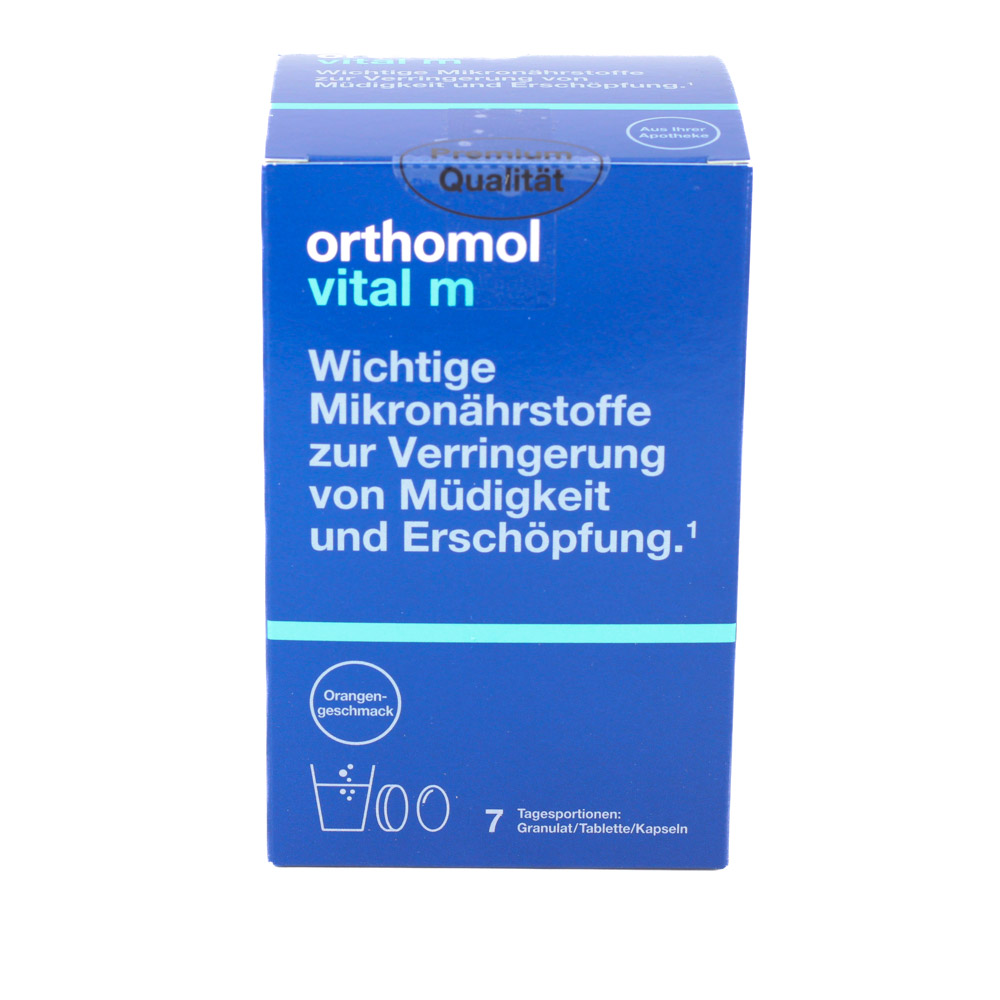 ORTHOMOL Vital M Granulat/Kap./Tabl.Kombip.7 Tage