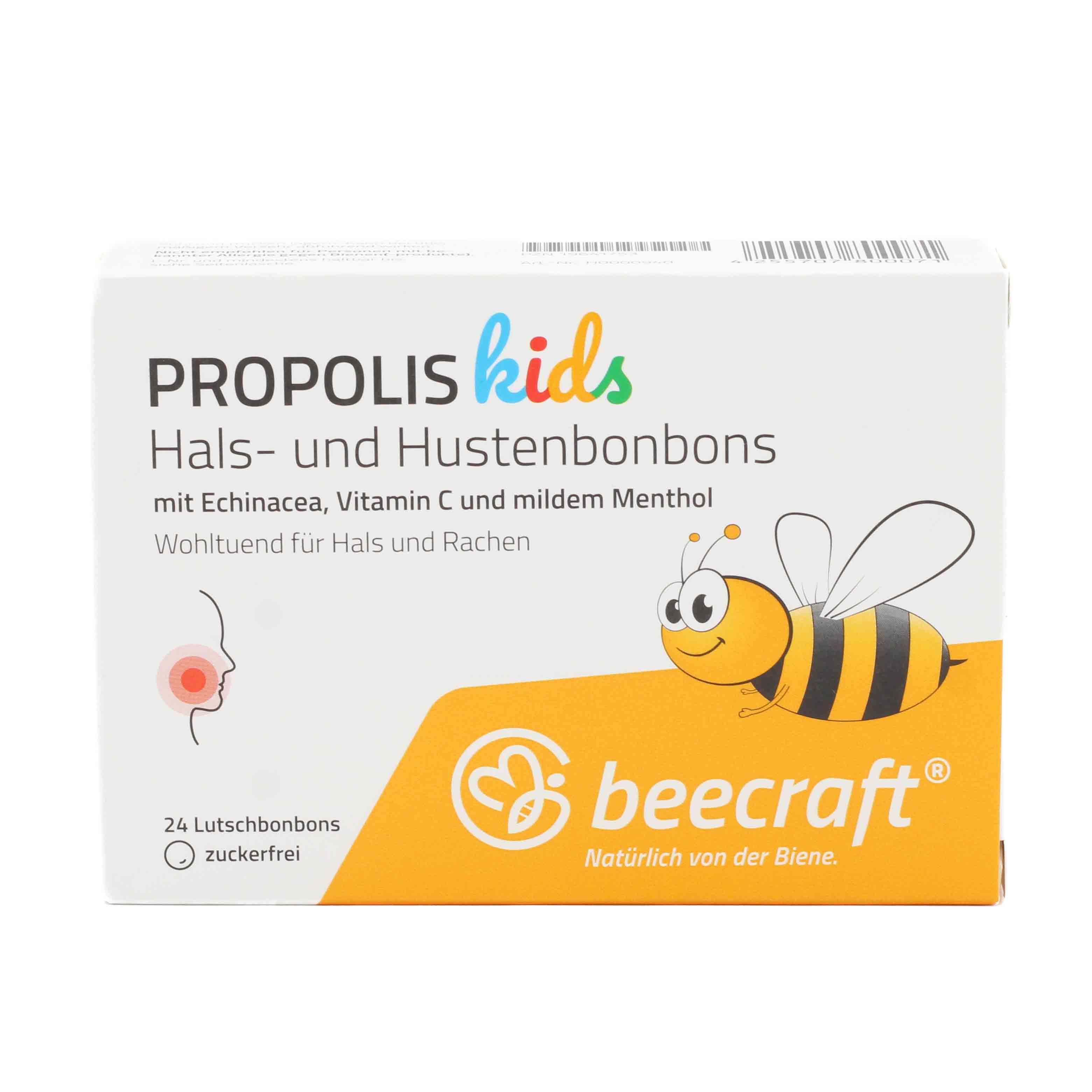BEECRAFT KIDS Propolis Hals- und Hustenbonbons