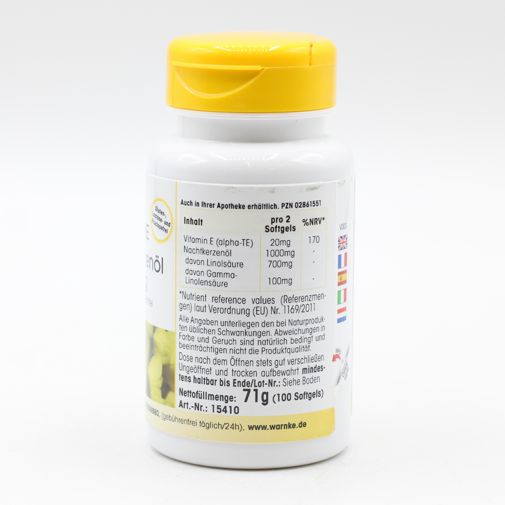 NACHTKERZENÖL 500 mg Kapseln