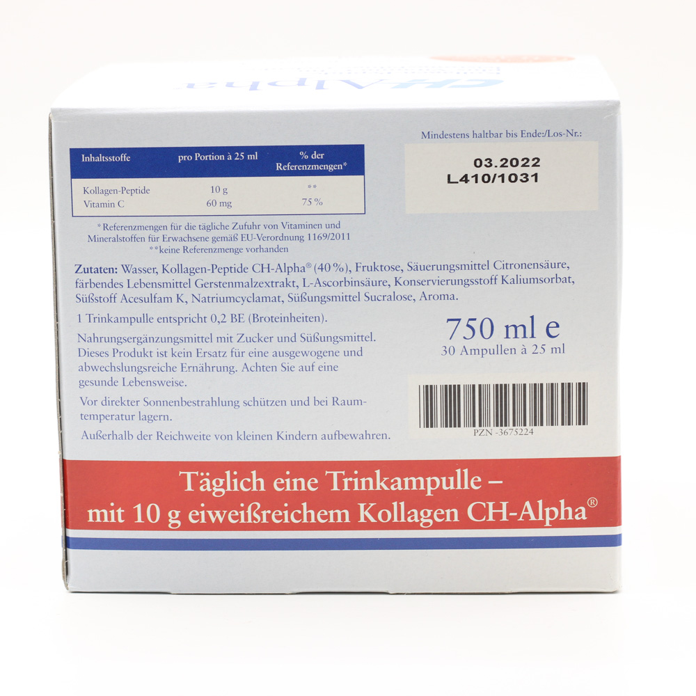 CH ALPHA Trinkampullen