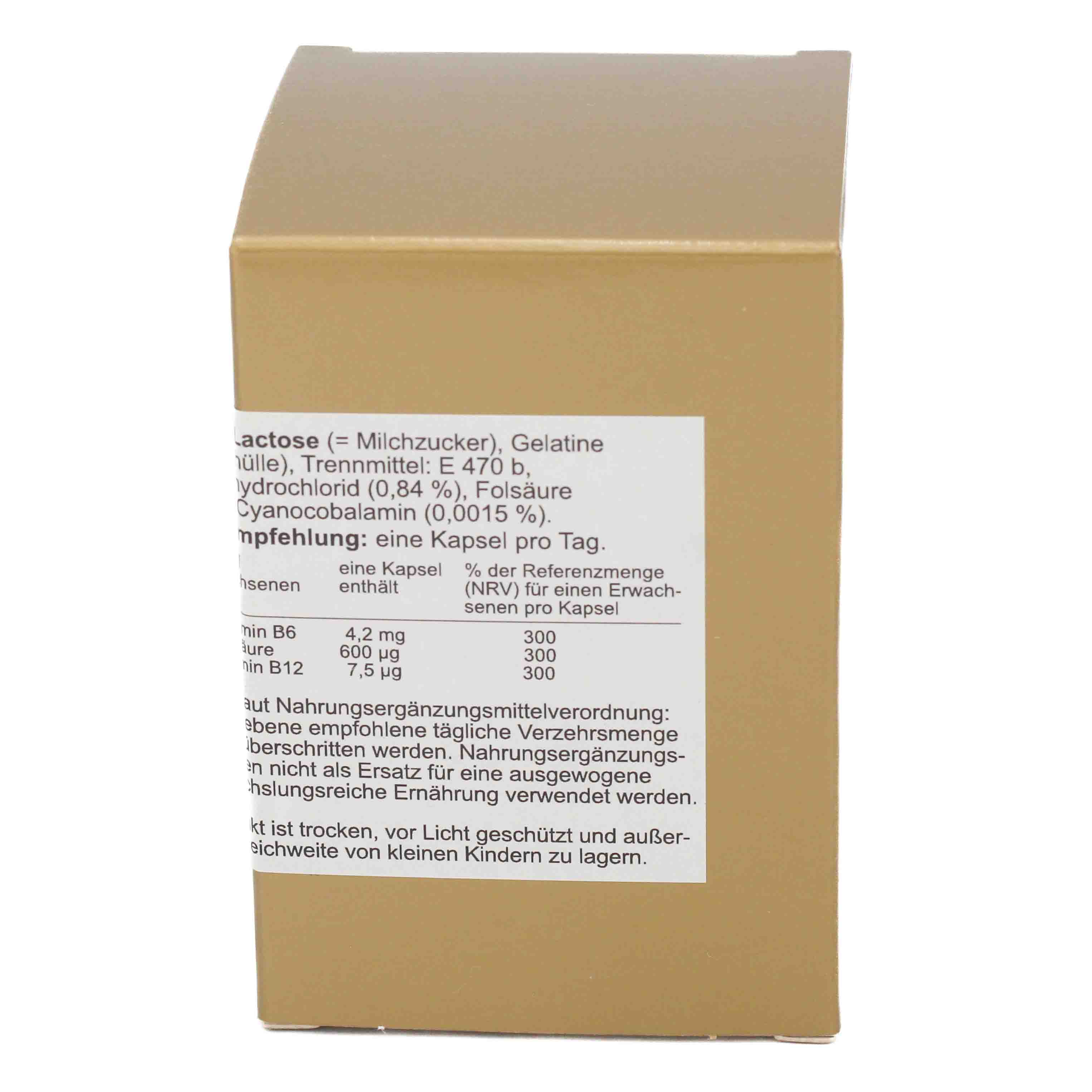 VITAMIN B12+B6+Folsäure Komplex N Kapseln