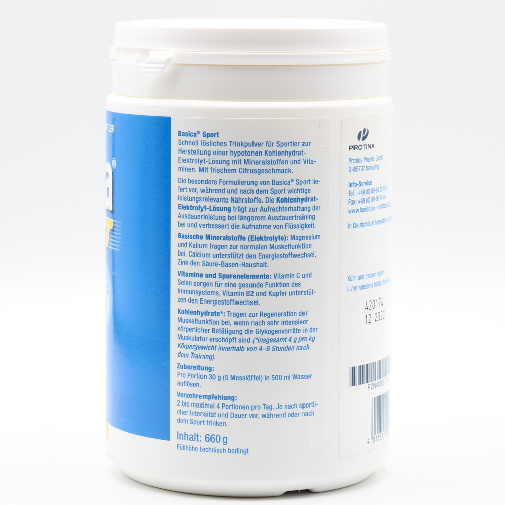 BASICA Sport Mineralgetränk Pulver