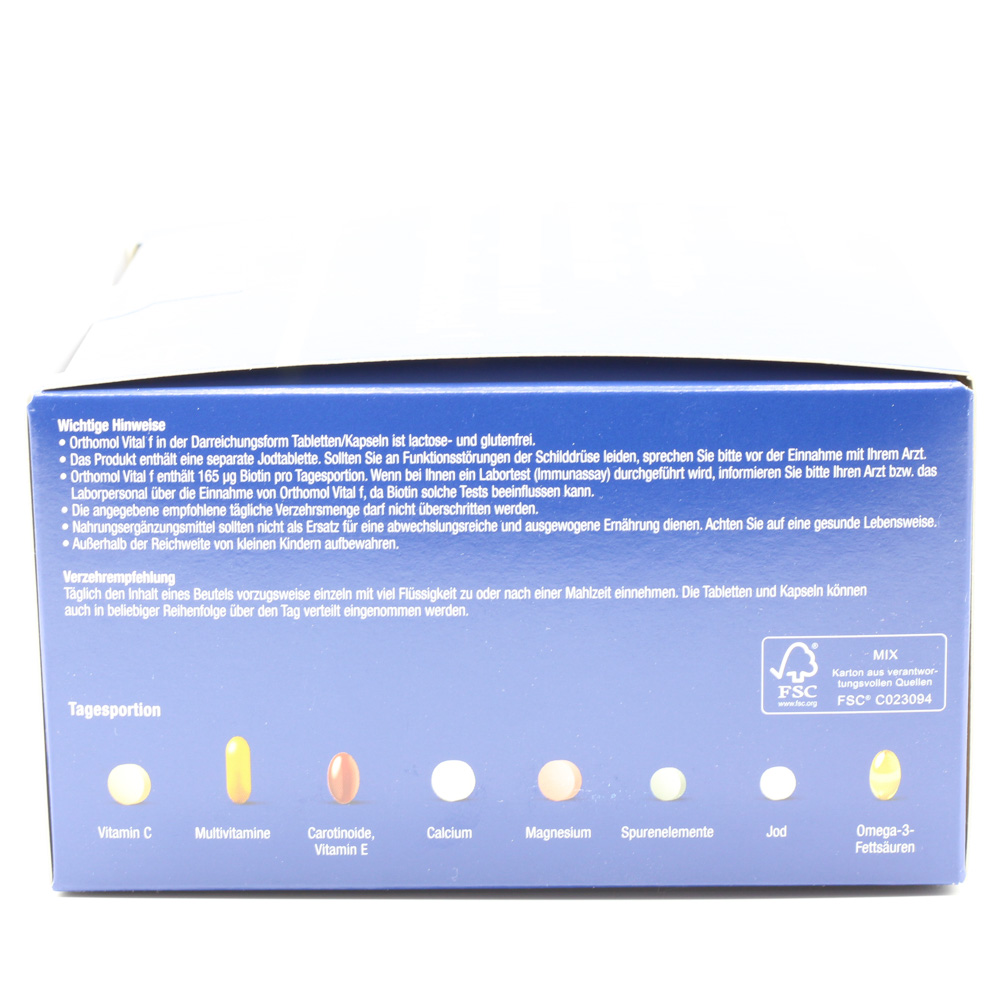 ORTHOMOL Vital F Tabletten/Kaps.Kombipack.30 Tage