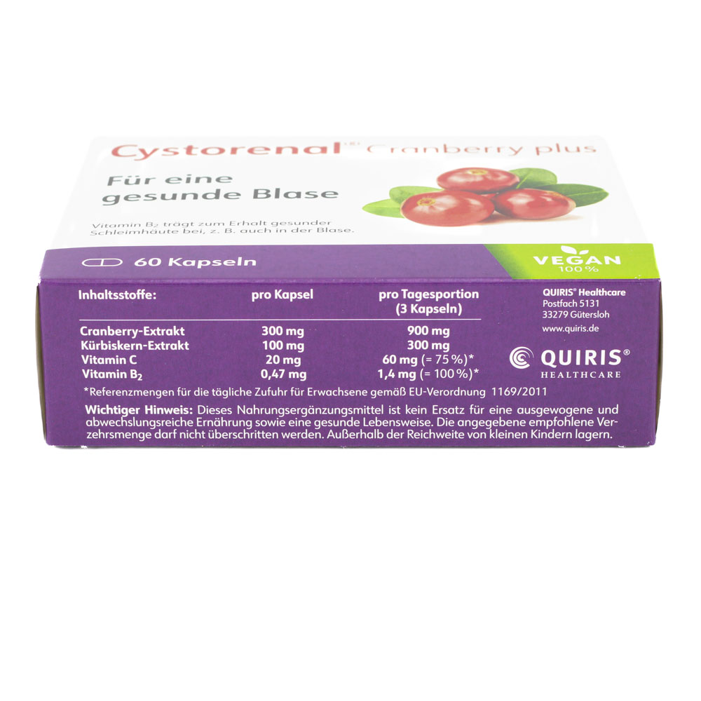 CYSTORENAL Cranberry plus Kapseln
