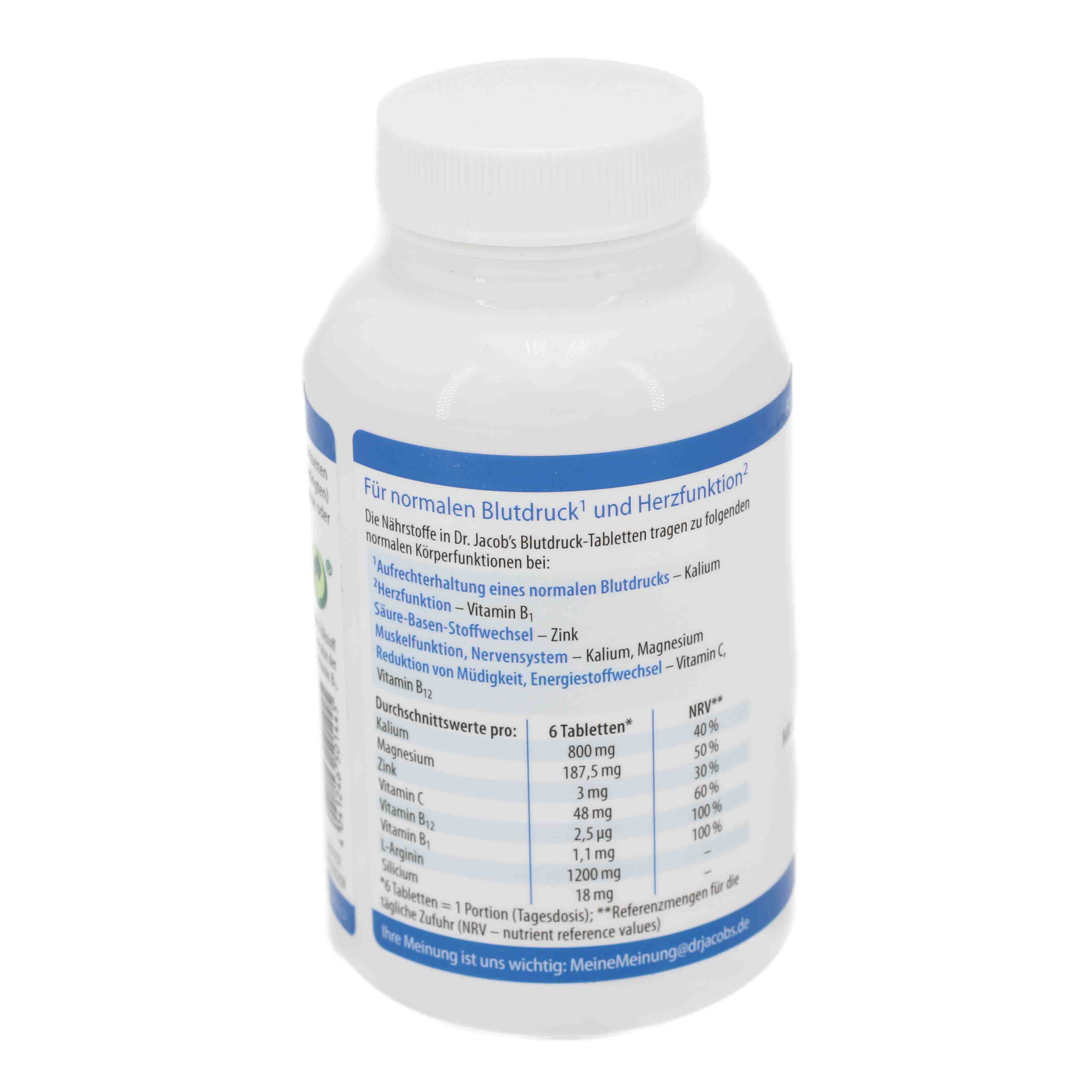 BLUTDRUCK TABLETTEN Dr.Jacob's