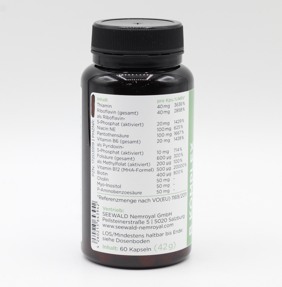 SEEWALD Vitamin B Komplex AKTIVIERT Kapseln