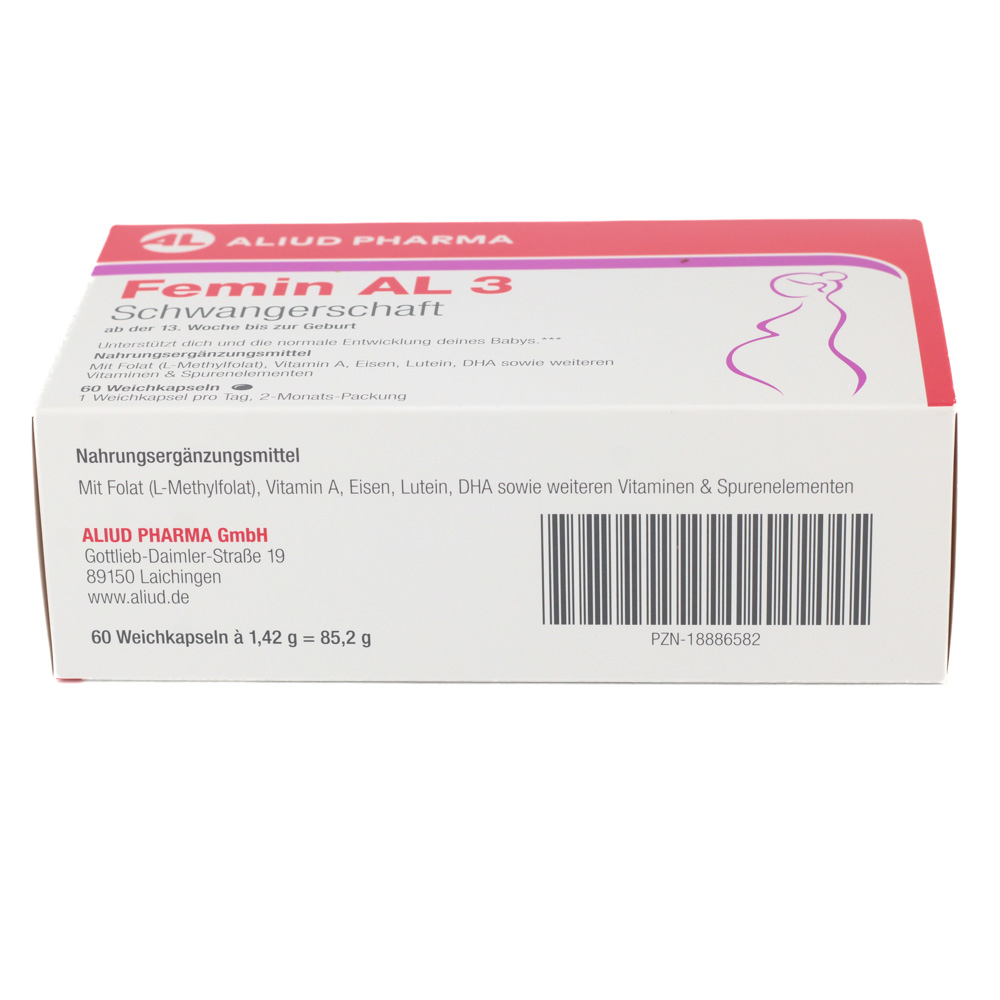 FEMIN AL 3 Schwangerschaft Weichkapseln