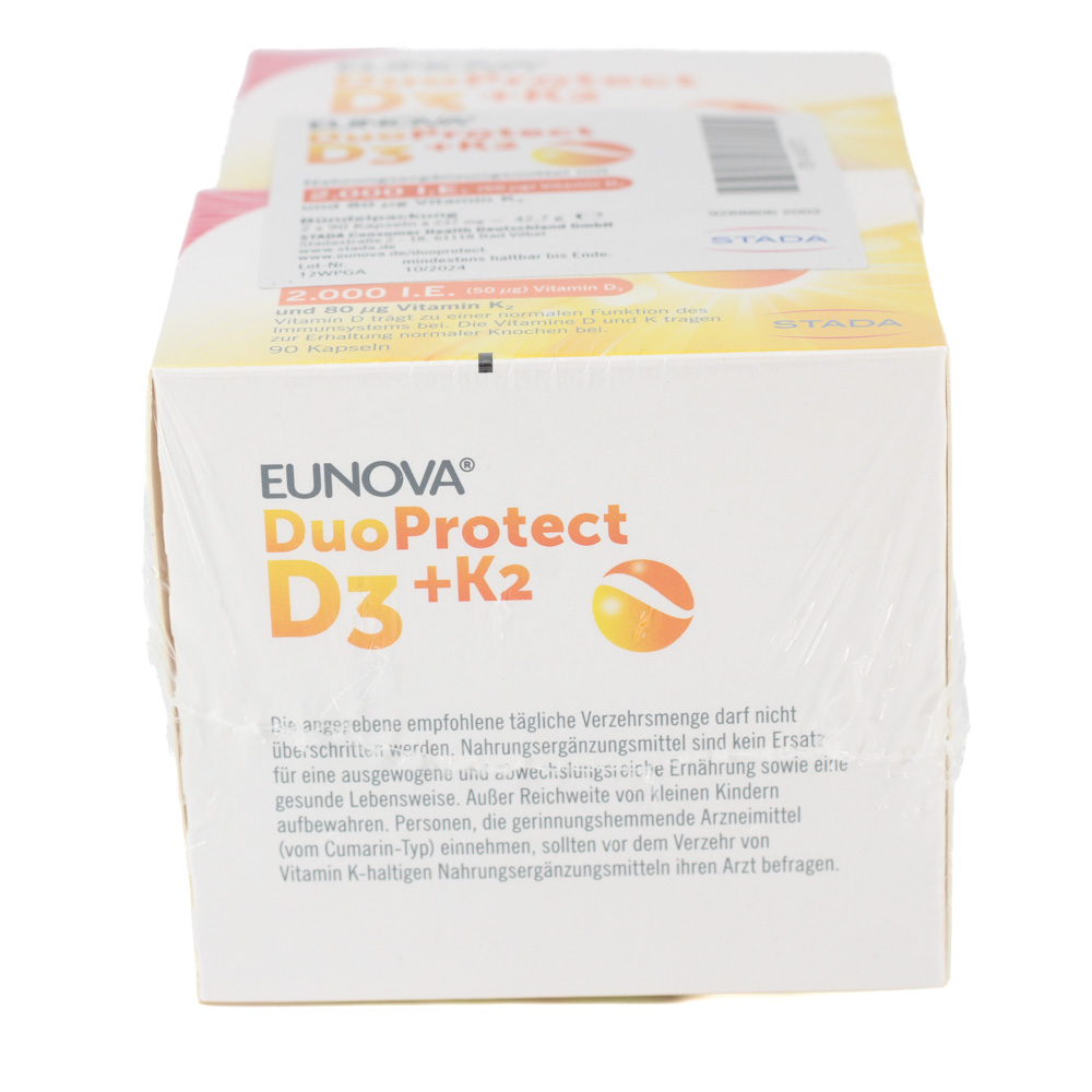 EUNOVA DuoProtect D3+K2 2000 I.E./80 μg Kaps.Kombi