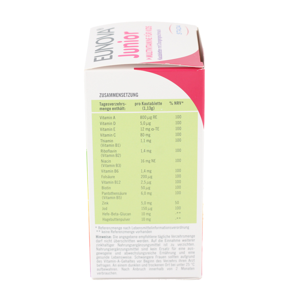 EUNOVA Junior Kautabletten m.Orangengeschmack