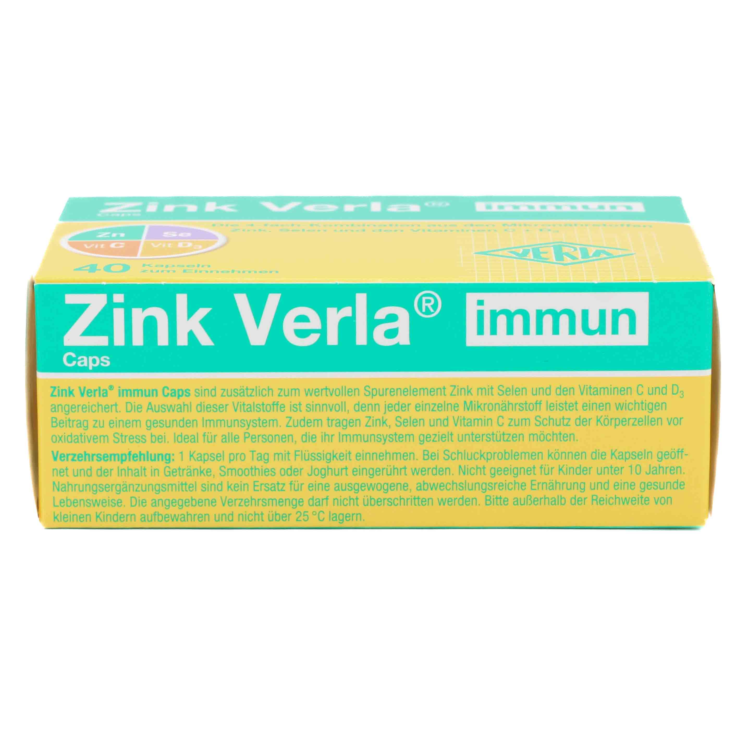 ZINK VERLA immun Caps