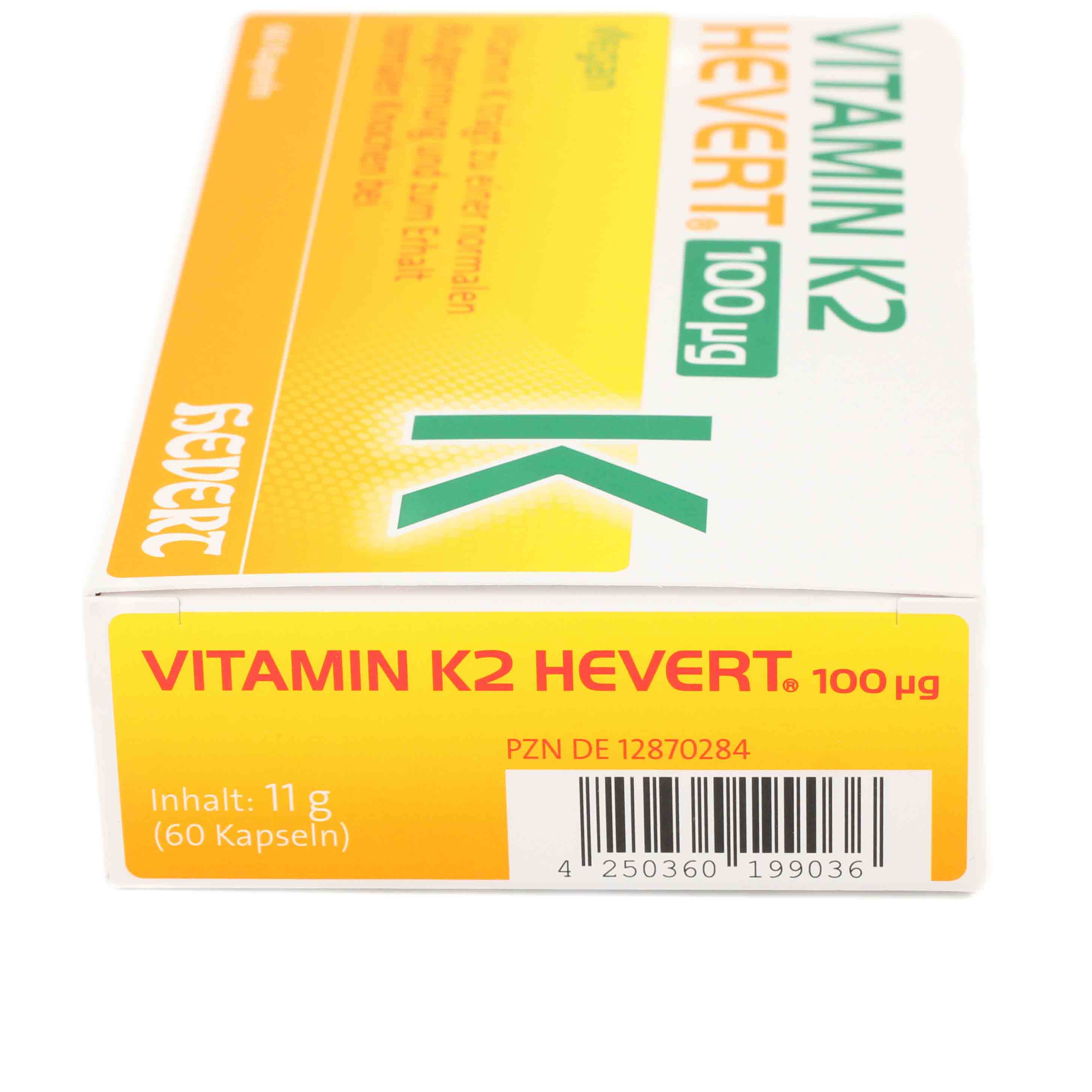 VITAMIN K2 HEVERT 100 μg Kapseln
