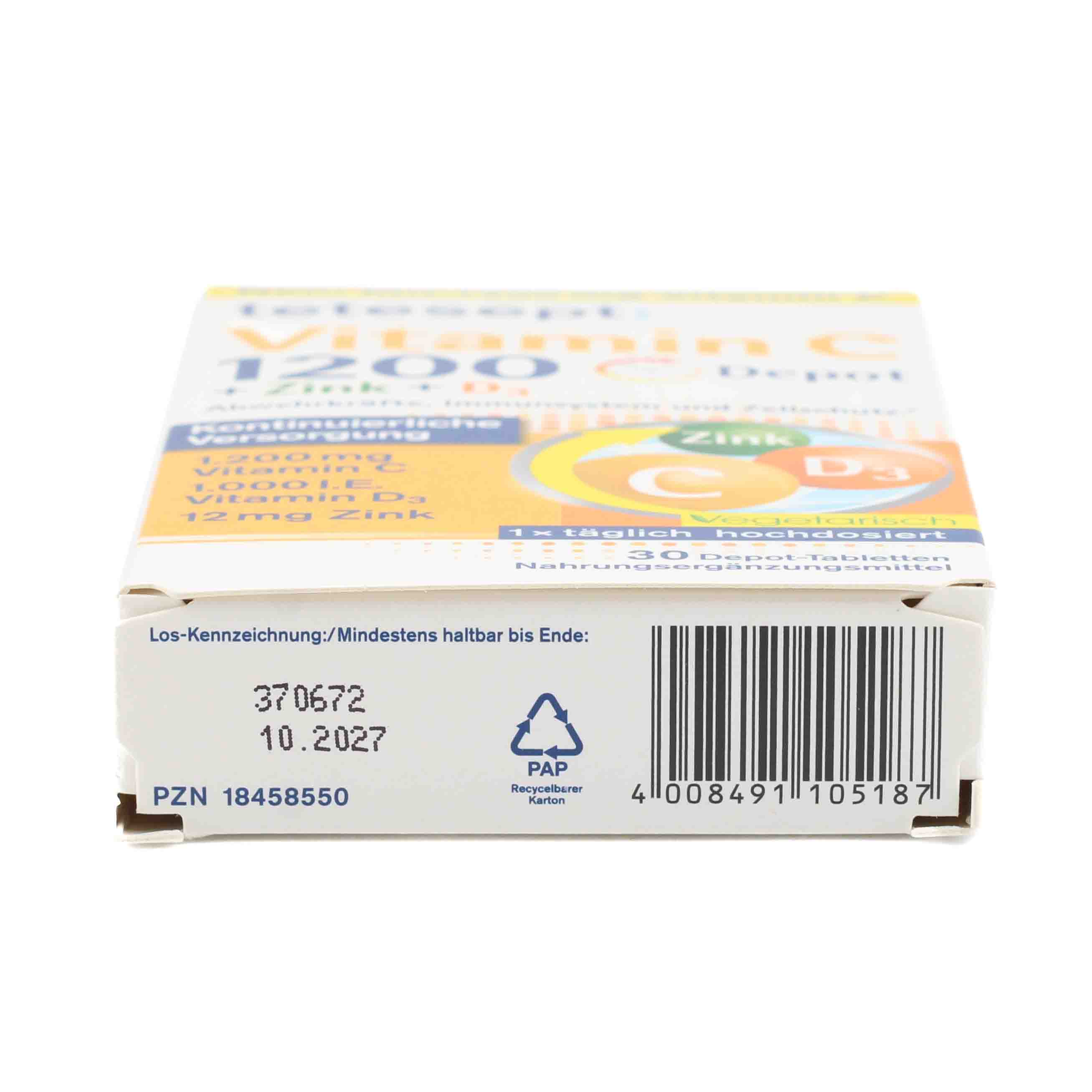 TETESEPT Vitamin C 1.200+Zink+D3 Depot Tabletten